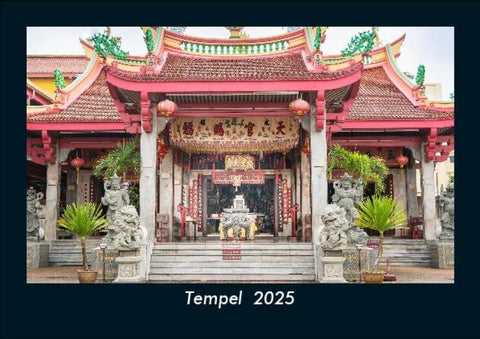 Tempel  2025 Fotokalender DIN A5