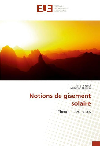 Notions de gisement solaire