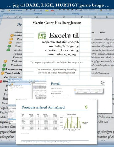 Excel til rapporter ...