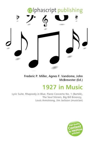 1927 in Music