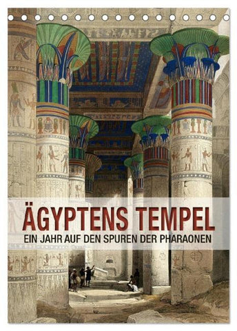 Ägyptens Tempel (Tischkalender 2026 DIN A5 hoch), CALVENDO Monatskalender
