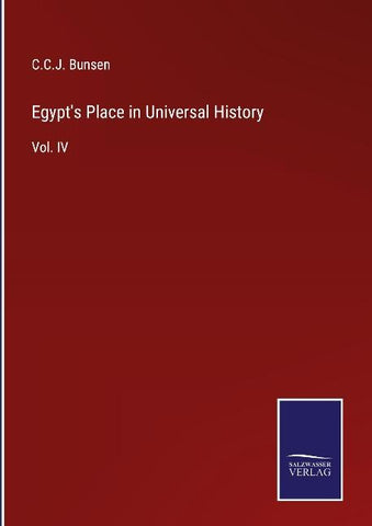 Egypt's Place in Universal History