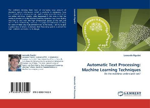 Automatic Text Processing: Machine Learning Techniques
