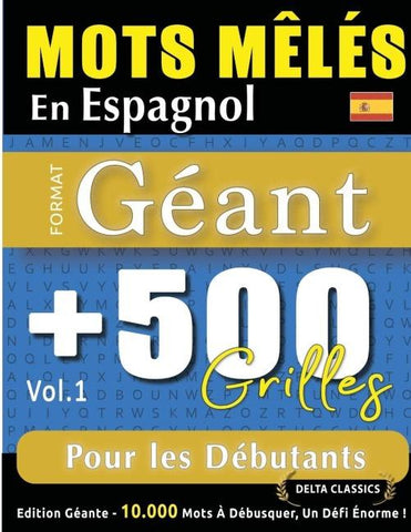 MOTS MÊLÉS EN ESPAGNOL FORMAT GÉANT