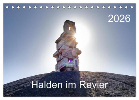 Halden im Revier (Tischkalender 2026 DIN A5 quer), CALVENDO Monatskalender