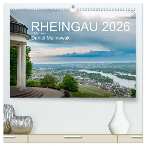 Rheingau 2026 (hochwertiger Premium Wandkalender 2026 DIN A2 quer), Kunstdruck in Hochglanz
