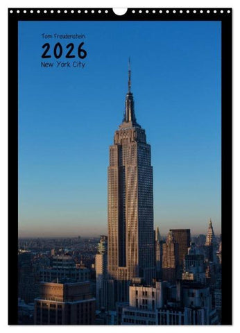 Vertical New York (Wandkalender 2026 DIN A3 hoch), CALVENDO Monatskalender