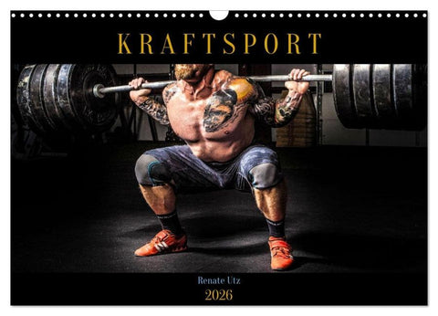 Kraftsport (Wandkalender 2026 DIN A3 quer), CALVENDO Monatskalender