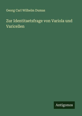 Zur Identitaetsfrage von Variola und Varicellen