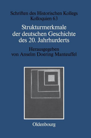 Strukturmerkmale der deutschen Geschichte des 20. Jahrhunderts