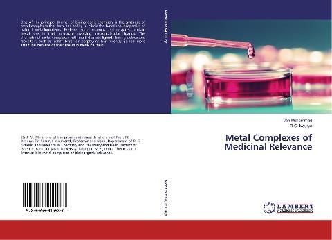 Metal Complexes of Medicinal Relevance