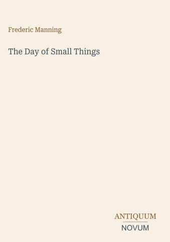 The Day of Small Things