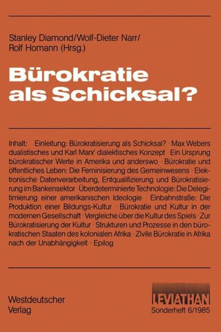Bürokratie als Schicksal?