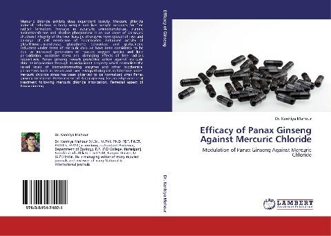 Efficacy of Panax Ginseng Against Mercuric Chloride