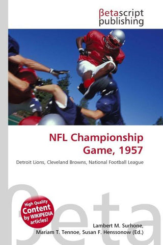 NFL Championship Game, 1957