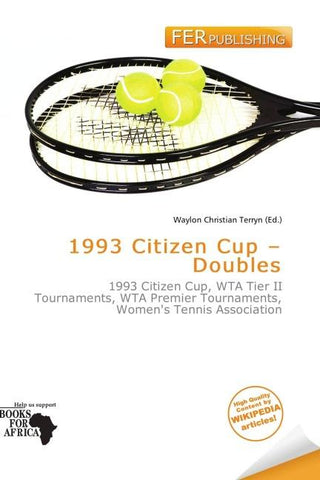 1993 Citizen Cup - Doubles