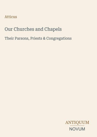 Our Churches and Chapels