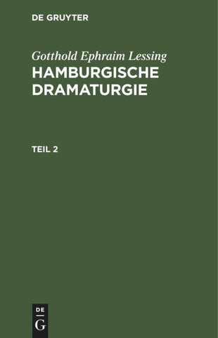 Hamburgische Dramaturgie. Teil 2