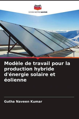 Modèle de travail pour la production hybride d'énergie solaire et éolienne