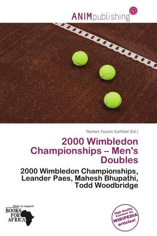 2000 Wimbledon Championships - Men's Doubles