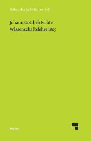 Wissenschaftslehre (1805)
