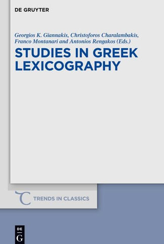 Studies in Greek Lexicography