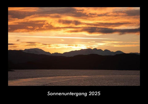Sonnenuntergang 2025 Fotokalender DIN A3