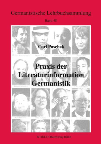 Praxis der Literaturinformation Germanistik