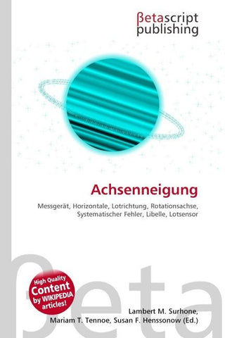 Achsenneigung