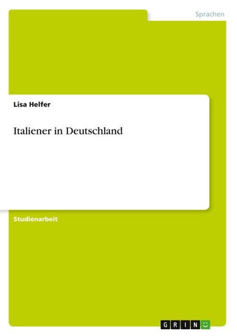 Italiener in Deutschland