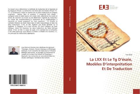 La LXX Et Le Tg D'ésaïe, Modèles D'interprétation Et De Traduction