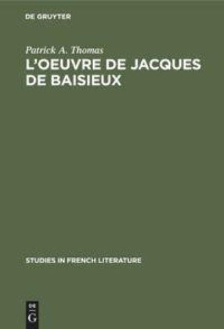 L’oeuvre de Jacques de Baisieux