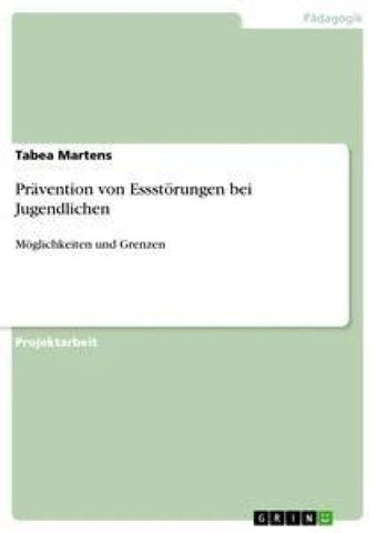 Prävention von Essstörungen bei Jugendlichen