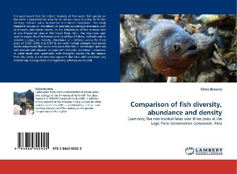 Comparison of fish diversity, abundance and density