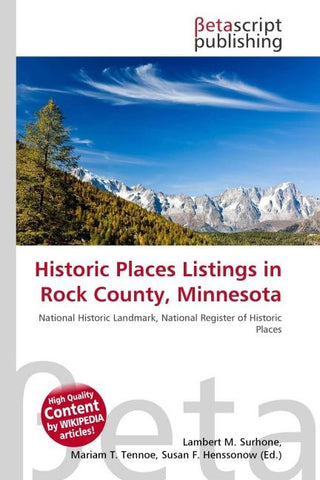 Historic Places Listings in Rock County, Minnesota