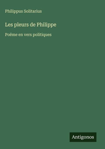 Les pleurs de Philippe