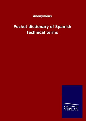 Pocket dictionary of Spanish technical terms