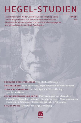 Hegel-Studien Band 49