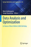Data Analysis and Optimization