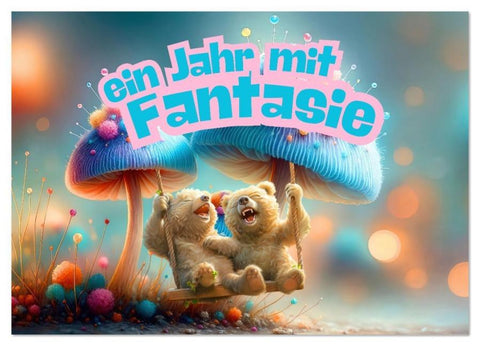 Ein Jahr mit Fantasie (Wandkalender 2026 DIN A2 quer), CALVENDO Monatskalender