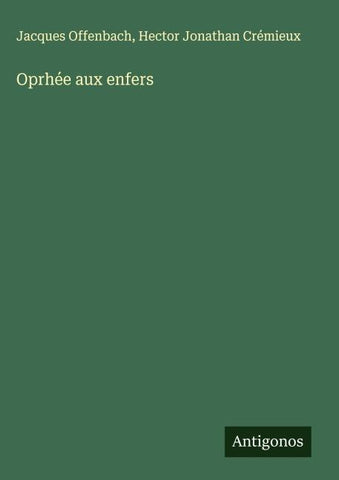 Oprhée aux enfers