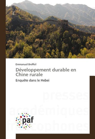 Développement durable en Chine rurale