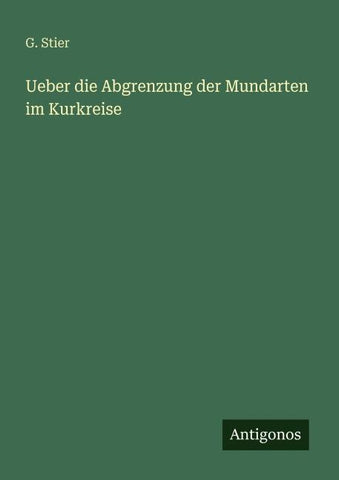 Ueber die Abgrenzung der Mundarten im Kurkreise