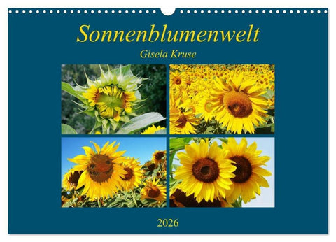 Sonnenblumenwelt (Wandkalender 2026 DIN A3 quer), CALVENDO Monatskalender