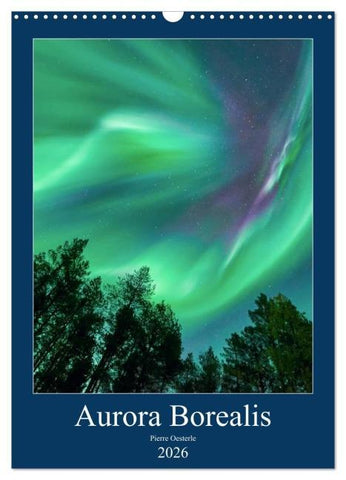 Aurora Borealis en Scandinavie (Calendrier mural 2026 DIN A3 horizontal), CALVENDO calendrier mensuel