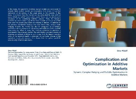Complication and Optimization in Additive Markets