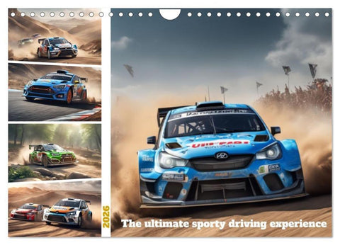 The ultimate sporty driving experience (Wall Calendar 2026 DIN A4 landscape), CALVENDO 12 Month Wall Calendar