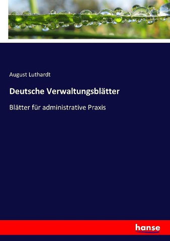 Deutsche Verwaltungsblätter