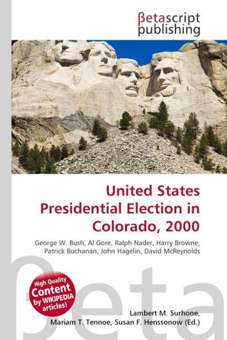 United States Presidential Election in Colorado, 2000