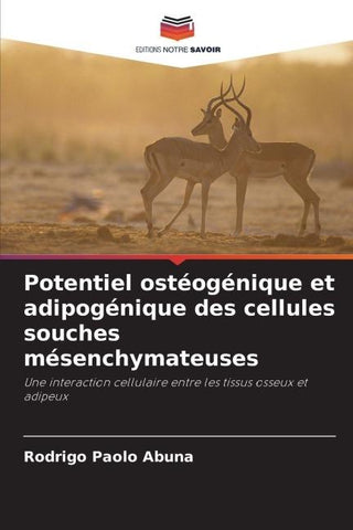 Potentiel ostéogénique et adipogénique des cellules souches mésenchymateuses
